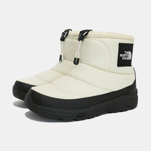 y15܂ł̂őIIzTHE NORTH FACE U m[XtFCX kvV u[c u[eB EH[^[v[t S BOOTS V[g Nuptse Bootie WP Logo Short WHITE ( h g Xm[u[c NF5228