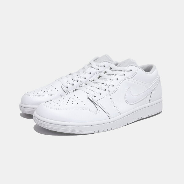 NIKE AIR JORDAN 1 LOW "Triple White" ナイキ ジョーダン 1 ロー スニーカー ( 白 ホワイト トリプルホワイト メンズ 553558-136 )