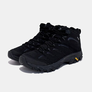 【10%割引実施中!15時までのご注文で即日発送!!】MERRELL MOAB 3 SYN MID GTX "TRIPLE BLACK" メレル モアブ ミッド シューズ スニーカー ブーツ ( 黒 GORE-TEX ゴアテックス 国内正規品 J500249 )