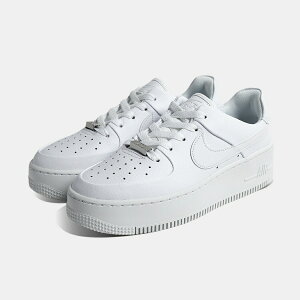NIKE W AF1 SAGE LOW "TRIPLE WHITE" ナイキ ウィメンズ エアフォース セージ スニーカー ( AIR FORCE 白 レディース 厚底 AR5339-100 )