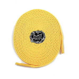 Foxtrot Uniform THREADS SPORT LACES Solid Maize �t�H�b�N�X�g���b�g ���j�t�H�[�� �V���[���[�X �X�j�[�J�[ ( 120cm 170cm �C�R )