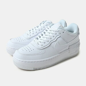 【15時までのご注文で即日発送!!】NIKE W AIR FORCE 1 SHADOW "TRIPLE WHITE" ナイキ ウィメンズ エアフォース 1 シャドウ スニーカー ( 白 レディース 厚底 CI0919-100 )