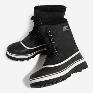 SOREL �\���� CARIBOU �u�[�c WATERPROOF BLACK/DARK-STONE �J���u�[ �E�H�[�^�[�v���[�t ( �u���b�N �� �����Y ���f�B�[�X NM1000-016 )