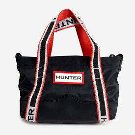 HUNTER ハンター トートバッグ ショルダーバッグ ナイロン ミニ トップ クリップ トート バッグ バッグ NYLON MINI TOPCLIP BLACK ( かばん ナイロン メンズ レディース UBS1203KBMBAH )
