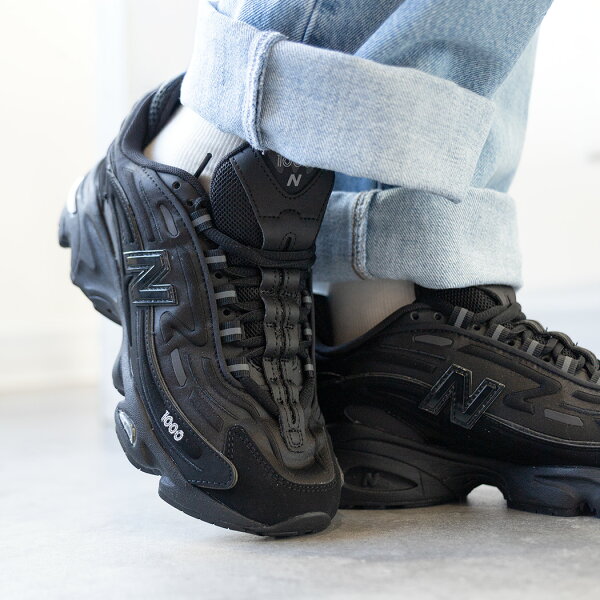 NEW BALANCE ニューバランス 1000 スニーカー M1000DB BLACK ( ブラック 黒 トリプルブラック 2002 1906 2010 スエード レディース レザースニーカー )