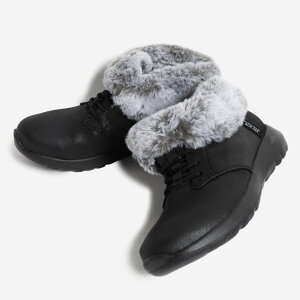 SKECHERS �X�P�b�`���[�Y �{�A �u�[�c �t�@�[ �X���b�v�C���Y �I���U�S�[ �W���C �u�[�c Slip-ins ON THE GO JOY BLACK/GRAY ( �u���b�N �� �O���[ �h�� �g���� ���f�B�[�X 144803BKGY )