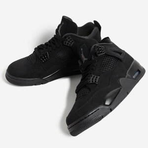 NIKE AIR JORDAN 4 BLACK CAT iCL GAW[_ 4 Xj[J[ ( ubN  AJ4 nCJbg ubNLbg FV5029-010 Y fB[X )