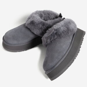 UGG TAZZELLE BOOTS GRAY �A�O �^�[�� ���� �u�[�c ( �O���[ �t�@�[ �{�A �V�[�v�X�L�� �X�G�[�h �h�� �g���� ���U�[�u�[�c �����Y ���f�B�[�X 1171393-OBS )