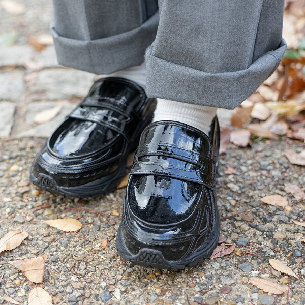NEW BALANCE ニューバランス 1906 ローファー クロコ スニーカー U1906LCR BLACK CROC ( ブラック 黒 ワニ革 クロコダイル パテント メンズ 2002 991 992 993 9060 )