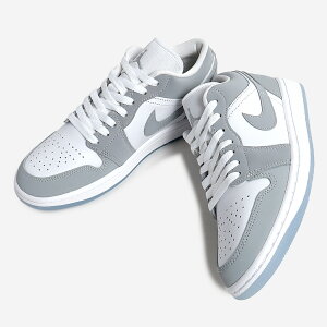 NIKE WMNS AIR JORDAN 1 LOW �gWOLF GREY�h �i�C�L �E�B�����Y �G�A�W���[�_�� ���[ �X�j�[�J�[ ( �O���[ ���f�B�[�X �����Y�T�C�Y DC0774-105 )