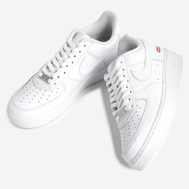 【15時までのご注文で即日発送！！】NIKE AIR FORCE 1 LOW / SUPREME WHITE × RED ナイキ エアフォース 1 シュプリーム スニーカー ( 白 ホワイト AF1 ボックスロゴ コラボ メンズ CU9225-100 )