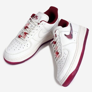 �C�O���� NIKE W AIR FORCE 1 LOW '07 SE PRM Valentine's Day �i�C�L �E�B�����Y �G�A�t�H�[�X �X�j�[�J�[ ( ���{������ �o�����^�C�� �� �{���h�[ �s���N �E�B�����Y ���f�B�[�X FZ5068-161 )