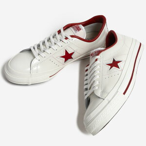 CONVERSE �R���o�[�X �����X�^�[ �X�j�[�J�[ ONE STAR J WHITE/RED ( ���{�� MADE IN JAPAN �z���C�g �� ���b�h �� �����Y CT 32346512 )