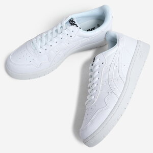 asics �A�V�b�N�X �W���p�� S �X�j�[�J�[ JAPAN S WHITE/WHITE ( �z���C�g �� ���U�[�X�j�[�J�[ ���[�e�N �����Y ���f�B�[�X 1191A163-100 )