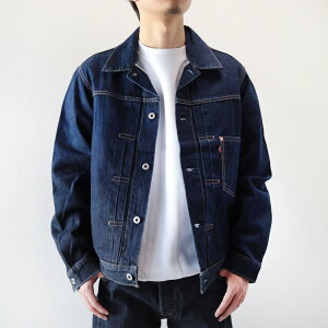 LEVI'S TYPE I TRUCKER JACKET DARK INDIGO ���[�o�C�X �f�j���W���P�b�g G�W���� �^�C�v1 �g���b�J�[�W���P�b�g �g�b�v�X ( �W�[���Y �����Y ���f�B�[�X A31740030 )