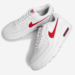 NIKE �i�C�L �G�A �}�b�N�X 90 �X�j�[�J�[ AIR MAX 90 WHITE/UNIVERSITY RED ( �z���C�g ���b�h �� �� DM0029-120 )