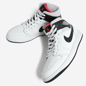NIKE AIR JORDAN 1 MID SUMMIT WHITE �i�C�L �G�A �W���[�_�� 1 �~�b�h �X�j�[�J�[ ( �T�~�b�g �z���C�g �� �u���b�N �� �� �����Y �����Y ���f�B�[�X DQ8426-109 )