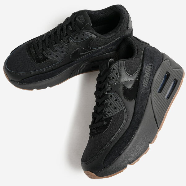 NIKE ナイキ AIR MAX 90 LV8 ウィメンズ エア マックス 90 LV8 スニーカー BLACK/ANTHRACITE ( ブラック 黒 ガムソール レディース HJ3847-010 )