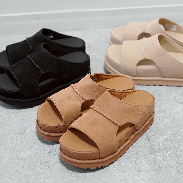 楽天市場】UGG アグ ゴールデンスター ハイ カットアウト スライド 