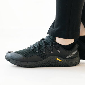 MERRELL ������ TRAIL GLOVE 7 �X�j�[�J�[ �g���C���O���[�u7 BLACK ( �u���b�N �� ���f�B�[�X �E�B�����Y �g���[�j���O�V���[�Y ���b�V�� �ʋC�� �A�E�g�h�A �X�|�[�c J037336 )