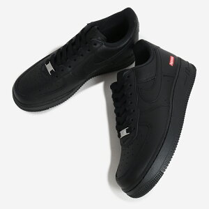 NIKE AIR FORCE 1 LOW / SUPREME BLACK × RED �i�C�L �G�A�t�H�[�X 1 �V���v���[�� �X�j�[�J�[ ( �� �u���b�N AF1 �{�b�N�X���S �R���{ �����Y CU9225-001 )