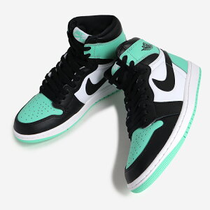 "NIKE AIR JORDAN 1 RETRO HIGH OG ""GREEN GLOW"" �i�C�L �G�A �W���[�_�� ���g�� �n�C �X�j�[�J�[ ( �� �O���[�� ���F �� �z���C�g AJ1 �����Y ���f�B�[�X �E�B�����Y DZ5485-130 )"