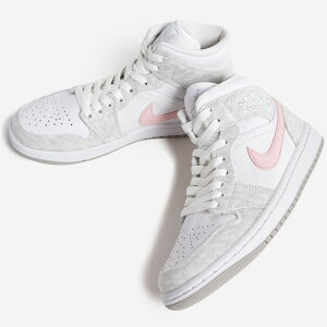 NIKE �i�C�L �E�B�����Y �G�A�W���[�_�� �~�b�h �X�j�[�J�[ WMNS AIR JORDAN 1 MID SE LIGHT IRON ORE ( �O���[ ���f�B�[�X DN4045-001 )