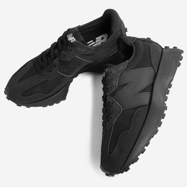 NEW BALANCE ニューバランス 327 MS327CTB スニーカー TRIPLE BLACK ( トリプルブラック オールブラック ブラック 黒 NB スエード レザー メンズ レディース )