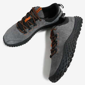 MERRELL ������ M WRAPT �����Y ���v�g �X�j�[�J�[ GRANITE ( �O���[ �D�F �x�A�t�b�g�V���[�Y �n�C�L���O �A�E�g�h�A �������o J036009 )