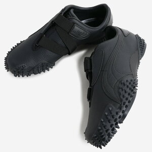 PUMA �v�[�} MOSTRO LEATHER ���X�g�� ���U�[ �X�j�[�J�[ PUMA BLACK ( ���� �u���b�N �� �X�p�C�N �X�g���b�v ���f�B�[�X �E�B�����Y �����Y 402273-01 )