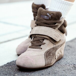 �y���������}���\������N�[�|���z�z��!!�zPUMA �v�[�} SPEEDCAT WEDGE WNS �X�s�[�h�L���b�g �E�F�b�W �X�j�[�J�[ TOTALLY TAUPE-CHOCOLATE ( �u���E�� �n�C�J�b�g ���U�[�X�j�[�J�[ ���f�B�[�X �؍� 407878