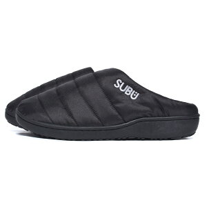 SUBU WINTER SANDAL BLACK スブ ウィンターサンダル ルームシューズ スリッパ 外履き 室内用 ( 黒 ブラック メンズ レディース ウィメンズ 4977468 )