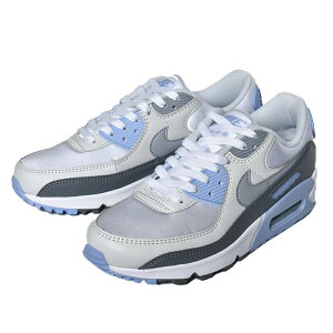 【15時までのご注文で即日発送!!】NIKE W AIR MAX 90 "WHITE GRAY BLUE" ナイキ ウィメンズ エアマックス スニーカー ( 白 グレー 灰色 青 メンズサイズ FB8570-100 )