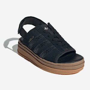 adidas �A�f�B�_�X �K�[�� �{�[���h ���� �T���_�� GAZELLE BOLD SANDALS CORE BLACK SUEDE ( ���킢�� ����� ������� �� �u���b�N �X�g���b�v �X�G�[�h ���f�B�[�X �E�B�����Y HQ4688 )