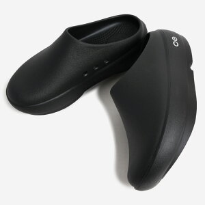 OOFOS �E�[�t�H�X OOcloog PLUS �E�[�N���b�O �v���X ���J�o���[ �T���_�� BLACK ( �u���b�N �� �N���b�O �~���[�� SANDAL �����Y ���f�B�[�X 2001120050261 )