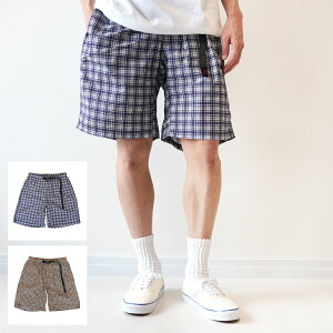 �y�ԕi�����������������������zGRAMICCI CHECKERED SHELL SHORT PANTS 2COLOR �O���~�` �`�F�b�J�[�h �V�F�� �V���[�c �p���c �V���[�g�p���c ( �`�F�b�N�� �V���[�g�p���c �Z�p�� ���p�� �n�[�t�p���c 