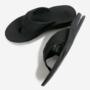 REEF FANNING SANDAL BLACK ���[�t �t�@�j���O �t���b�v �t���b�v �g���O �T���_�� ( �u���b�N �� �r�[�`�T���_�� �A�E�g�h�A ���W���[ ���s �^�E�����[�X ��V�� �����Y RF002026AL3 )