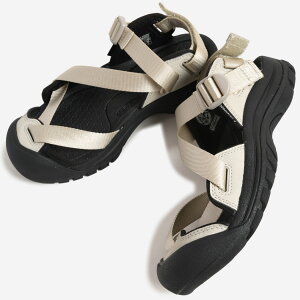 KEEN ZERRAPORT II SILVER BIRCH BLACK �L�[�� �E�B�����Y �[���|�[�g �c�[ �T���_�� ( �X�g���b�v ���f�B�[�X �E�B�����Y �V���o�[ �u���b�N 1022499 )