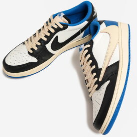 NIKE Travis Scott fragment design AIR JORDAN 1 LOW OG SP MILITARY BLUE cactus jack ナイキ エア ジョーダン スニーカー 藤原ヒロシ ブルー 青 トリプルコラボ DM7866-140