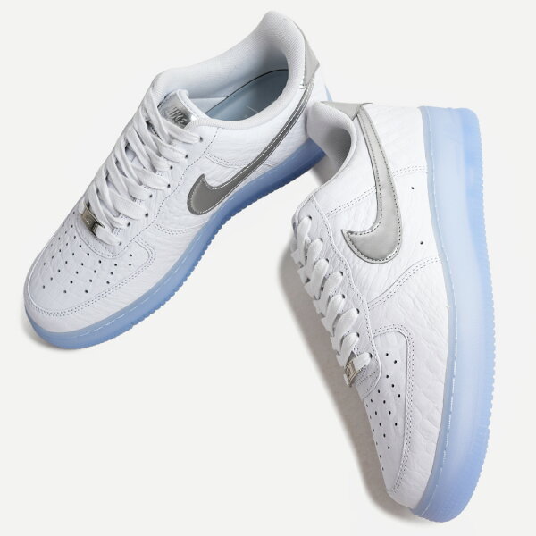 NIKE AIR FORCE 1 '07 CROC WHITE CHROME ナイキ エアフォース ローカット スニーカー ( AF1 ホワイト 白 シルバー クロコダイル 柄 クリアソール メンズ IR1981-100 )