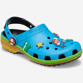 【お買い物マラソン限定クーポン配布中！】crocs x Super Mario Bros Core Classic Clog SUPER MARIO クロックス スーパー マリオ ブラザーズ コラボ クラシック クロッグ サンダル ( 任天堂 ニンテンドー グッズ メンズ レディース 212138-90H )