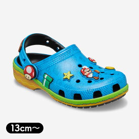 【お買い物マラソン限定クーポン配布中！】crocs x Super Mario Bros TD Classic Clog SUPER MARIO クロックス スーパー マリオ ブラザーズ コラボ 子供 キッズ クロッグ サンダル ( 任天堂 ニンテンドー グッズ 212140-90H )