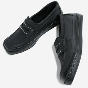 CONVERSE ALL STAR SQUARETOE LOAFER SA BLACK �R���o�[�X �I�[���X�^�[ �X�N�G�A�g�D ���U�[ ���[�t�@�[ �X�j�[�J�[ ( �X�^�b�Y �� �����Y 31318480 )