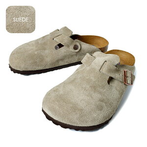 BIRKENSTOCK BOSTON SUEDE ( REGULAR FIT ) TAUPE rPVgbN {Xg ( XG[h Y fB[X EBY T_ NbO x[W F uE 60461 )