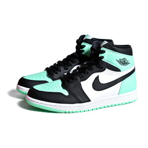 【お買い物マラソン限定クーポン配布中!!】NIKE AIR JORDAN 1 RETRO HIGH OG "GREEN GLOW" ナイキ エア ジョーダン レトロ ハイ スニーカー ( 緑 グリーン 水色 白 ホワイト AJ1 メンズ レディース ウィメ