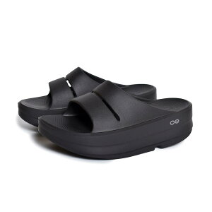 OOFOS OOmega OOahh "BLACK" E[tHX E[K E[A[ T_ SANDAL XCh ( Ki SLIDE  Jo[T_  Y fB[X EBY 2000730050232 )
