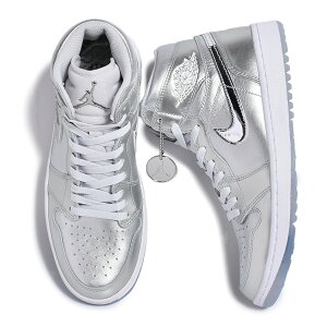 NIKE AIR JORDAN 1 HIGH GOLF NRG Metallic Silver �i�C�L �G�A �W���[�_�� �n�C �S���t �X�j�[�J�[ ( �V���o�[ AJ1 �S���t�V���[�Y FD6815-001 )