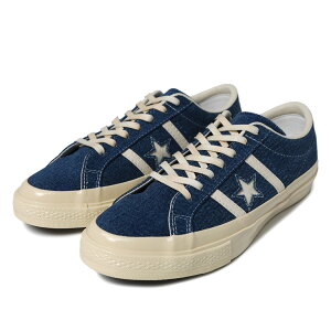 【15時までのご注文で即日発送!!】CONVERSE コンバース スター&バーズ スエード スニーカー STAR&BARS DENIM BLUE ( ワンスター ONE STAR デニム 青 ブルー 国内正規品 35200830 )