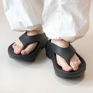 OOFOS �E�[�t�H�X OOriginal PLUS SANDAL �E�[�I���W�i�� �v���X ���J�o���[ �T���_�� BLACK ( �u���b�N �� �g���O �r�[�`�T���_�� ���� �{�����[�� ������� ���킢�� SANDAL �����Y ���f�B�[�X 200110005026