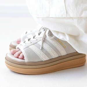 adidas �A�f�B�_�X �K�[�� �{�[���h ���� �T���_�� GAZELLE BOLD SANDALS BEIGE SUEDE ( ���킢�� ����� ������� �x�[�W�� �X�g���b�v �X�G�[�h �X�g���b�v �x���g �K���\�[�� ���f�B�[�X �E�B�����Y IH6